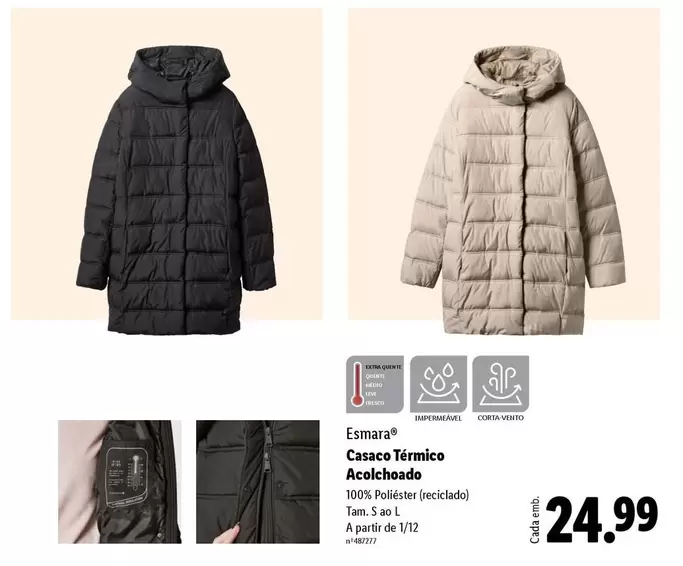 Esmara - Cacao Termico Acolchado