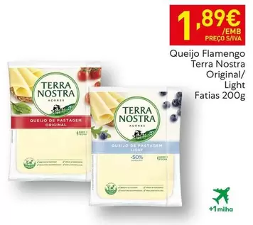 Terra Nostra - Queijo Flamengo Original/ Light