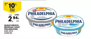 Philadelphia - Queijo Fresco Regular/Light