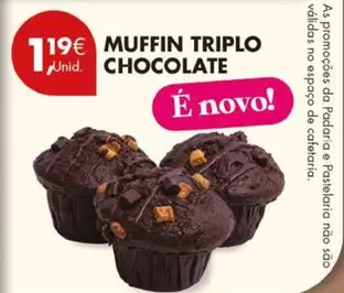 As - Muffin Triplo Chocolate