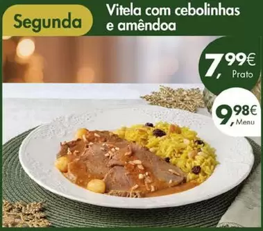 .Com - Vitela Com Cebolinhas E Amêndoa
