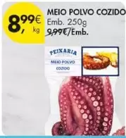 Meio Polvo Cozido