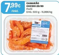 Porsi - Camarão Cozido 20/30