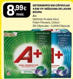 A+ - Detergente Em Cápsulas 4 Em 1P/Máquina De Lavar Roupa