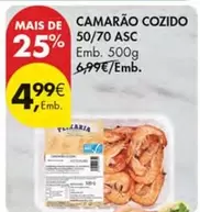 camarão cozido