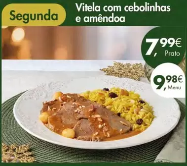 .Com - Vitela Com Cebolinhas E Amêndoa