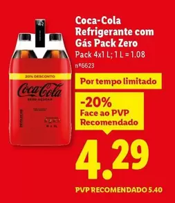 Coca cola - Coca-cola Refrigerante com Gás Pack Zero