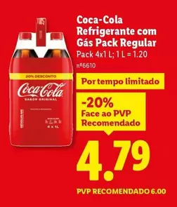 Coca cola - Refrigerante Com Gas Pack Regular