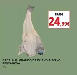 Pescanova - Bacalhau Graudo Da Islandia 2-3 Kg