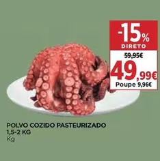 Polvo Cozido Pasteurizado 1.5-2 Kg
