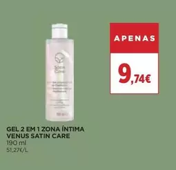 Venus - Gel 2 Em 1 Zona Intima Satin Care