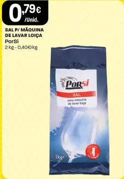 Porsi - Sal P/ Maquina De Lavar Loica