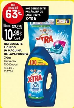 X-tra - Detergente Líquido P/Maquina De Lavar Roupa