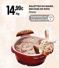 Onno - Rillettes Du Mans, Mousse De Pato