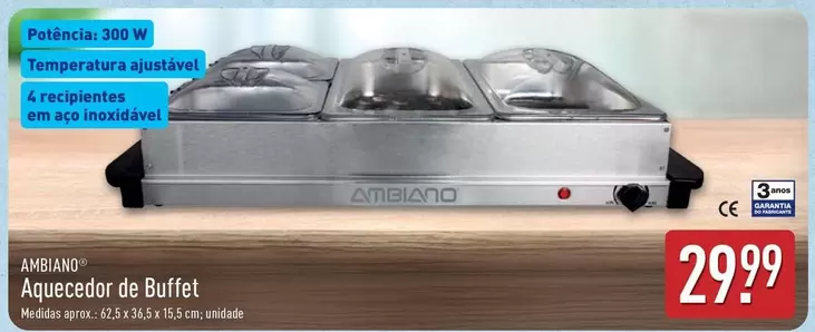Ambiano - Aquecedor De Buffet