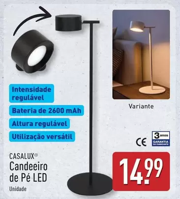 Candreiro De Pe Led