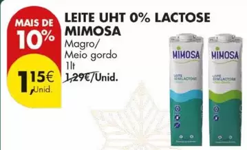 Mimosa - Leite Uht 0% Lactose