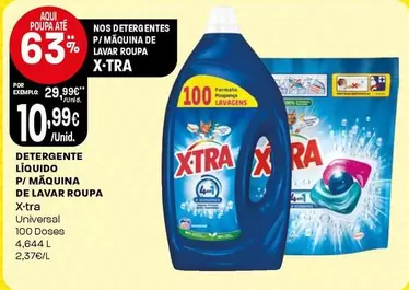 X-tra - Detergente Líquido P/Maquina De Lavar Roupa