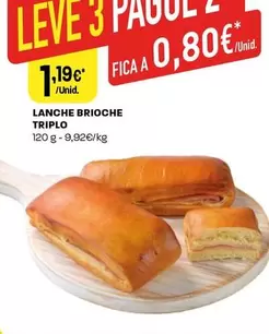 Lanche Brioche Triplo