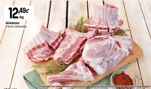 Borrego Inteiro, Metades