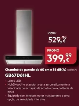 A+ - Chamine De Parede De 60 Cm E 56 Dbka