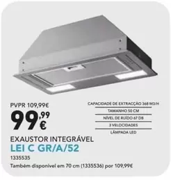 Exaustor Integravel Leic C Gr/a/52