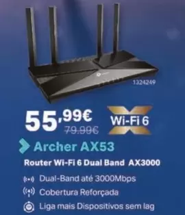 Router Wi-fi 6 Dual Band Ax3000