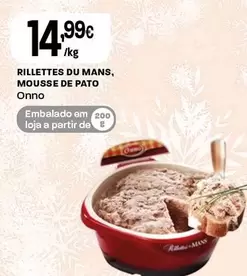 Rillettes Du Mans, Mousse De Pato 