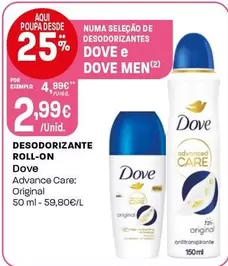 Dove - Desodorizante Roll-On