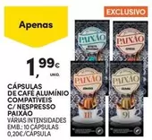 Nespresso - Cápsulas De Café Alumínio Compativeis C/