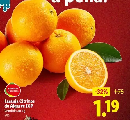 portugal - Laranja Citrinos Do Algarve IGP