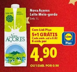 A+ - Nova Açores Leite Meio-gordo