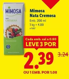 Mimosa - Nata Cremosa