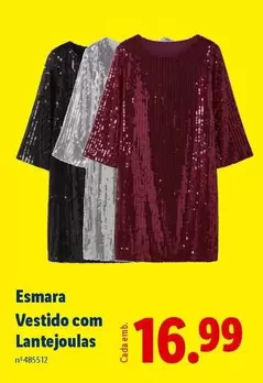 Esmara - Vestido Com Lantejoulas