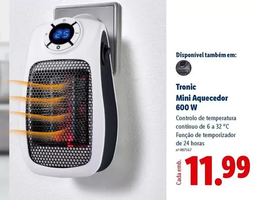 A+ - Mini Aquecedor 600 W