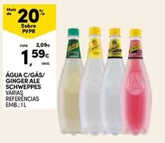 Schweppes - Água C/Gas/Ginger Ale