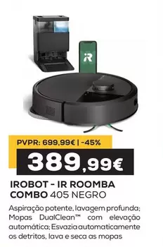 Irobot - IR Roomba Combo 405 Negro