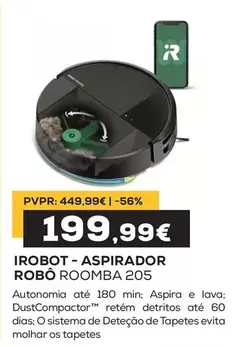 Irobot - Aspirador Robo Roomba 205