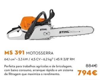Stihl - MS 391 Motosserra
