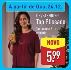 A+ - Up2fashion Top Plissado