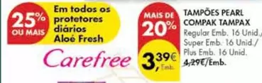 Carefree - Tampões Pearl