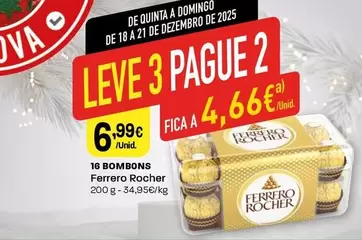 Ferrero Rocher - 16 Bombons
