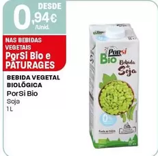 Porsi Bio - Bebida Vegetal Biologica