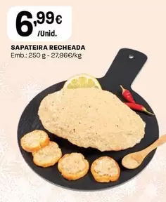 Sapateira Recheada
