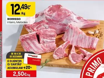 Borrego - Interior, Metades 