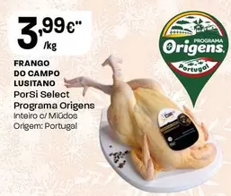 PorSi Select Programa Origens - Frango Do Campo Lusitano