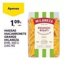 Milaneza - Massas Macarronete Grande
