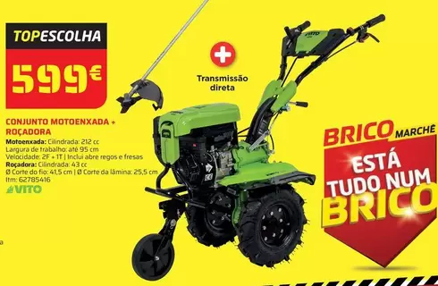 A+ - Conjunto Motoenxada + Rocadora