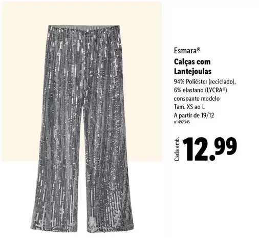 A+ - Esmara Calces Com Lantejoulas