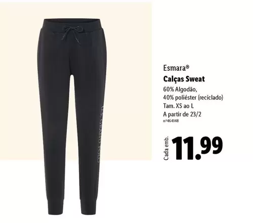 A+ - Esmara Calças Sweat